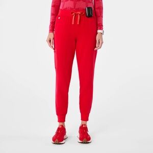 Figs Zamora Pop Red Joggers